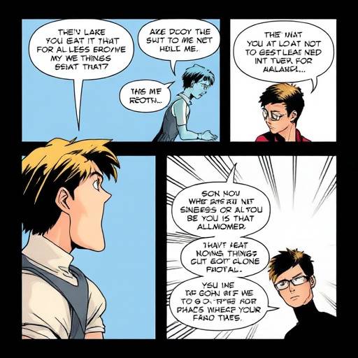 Close-up of a comic panel showcasing effective and dynamic dialogue between two characters