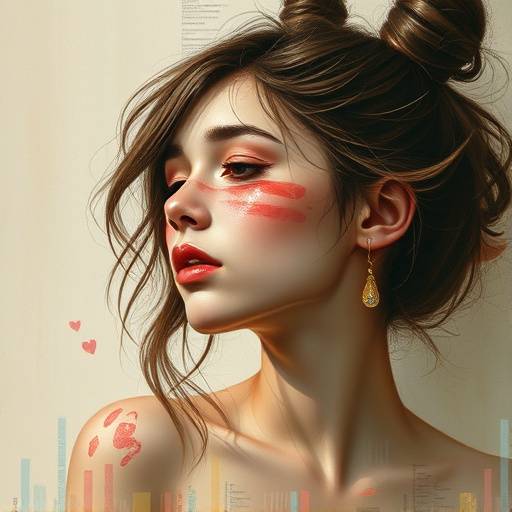 Sequential art example depicting a character's emotional transformation, drawn by Chloe Dubois